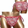BadDaddy 紐パンZEBRA レッド(ランジェリー)