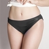 UNISEX 光沢ストレッチ平ゴムフルバック ブラック(ランジェリー)