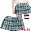 超ミニチェックスカート M(コスチューム)